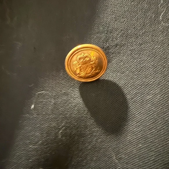 Ralph Lauren Black Double-Breasted Blazer with Gold Buttons - Picture 2 of 4